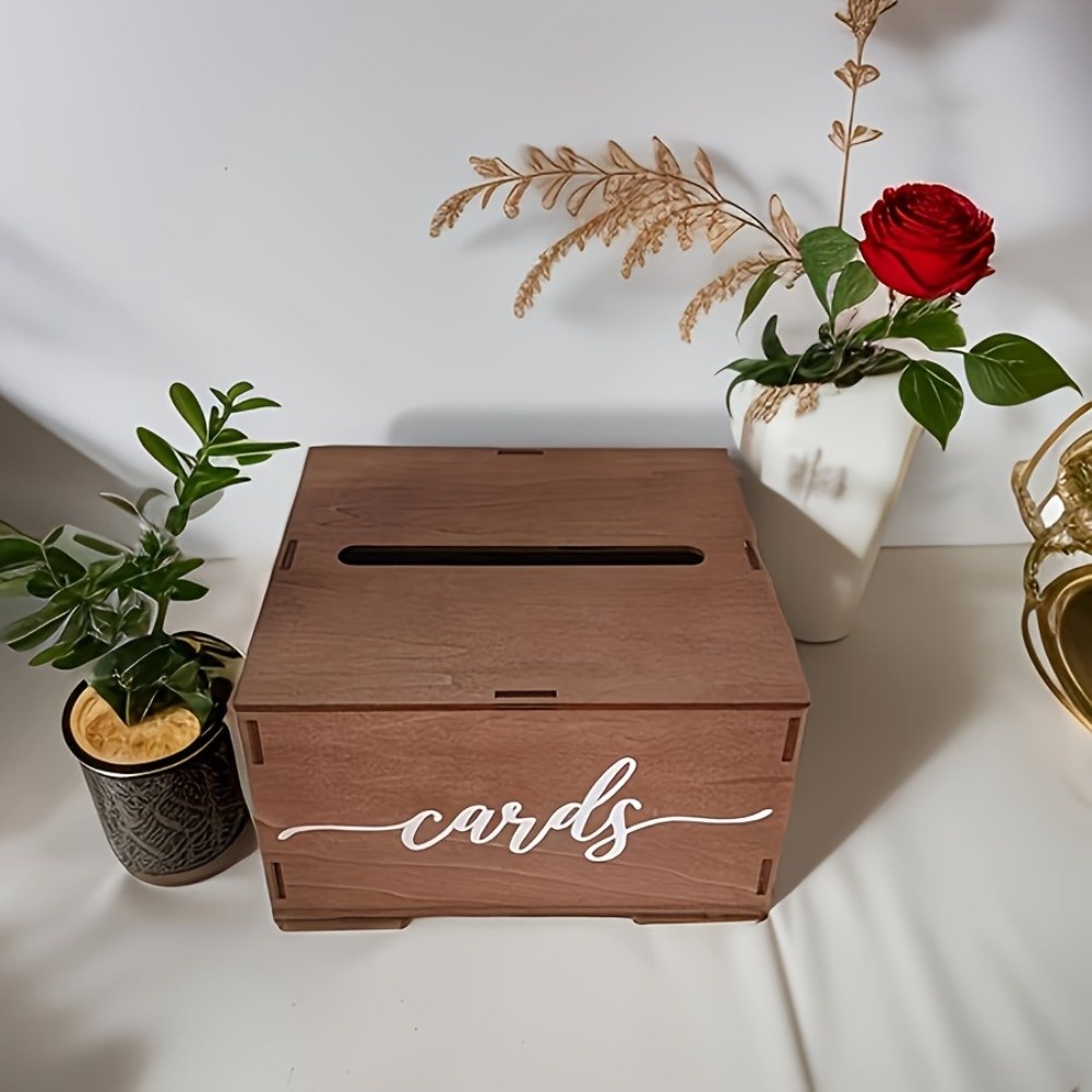 Wedding Card Box - Nuova Scatola in Legno per Biglietti