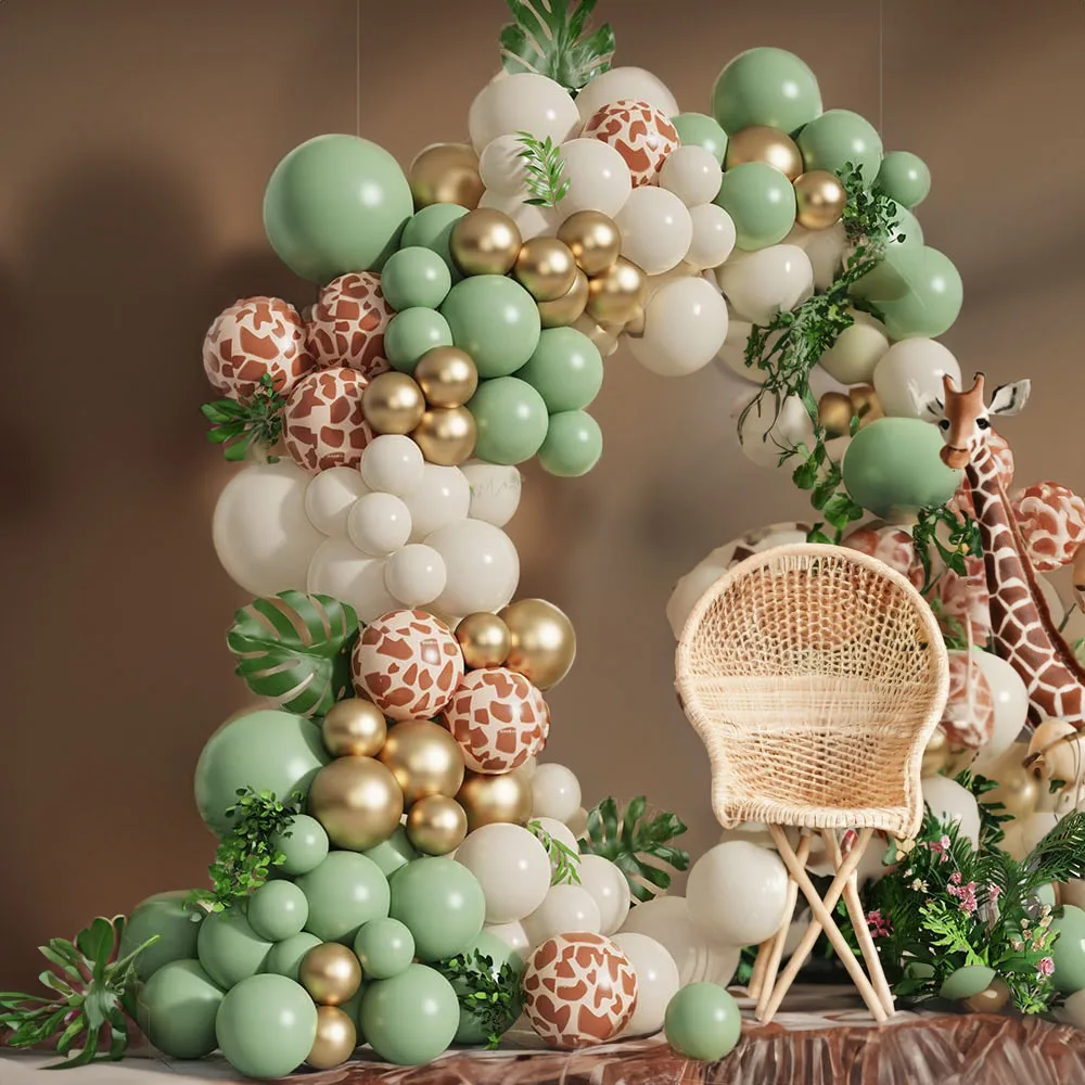 Wedding Supply Kit - Kit arco ghirlanda di palloncini verdi
