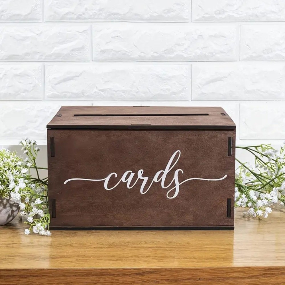 Wedding Card Box - Nuova Scatola in Legno per Biglietti