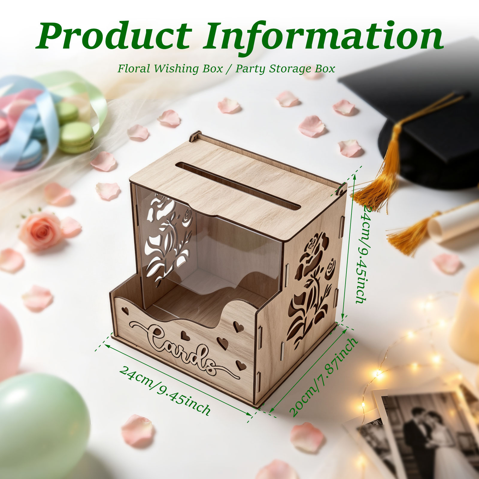 Scatola in Legno per Inviti co - Wedding Card Box recensione e prezzo