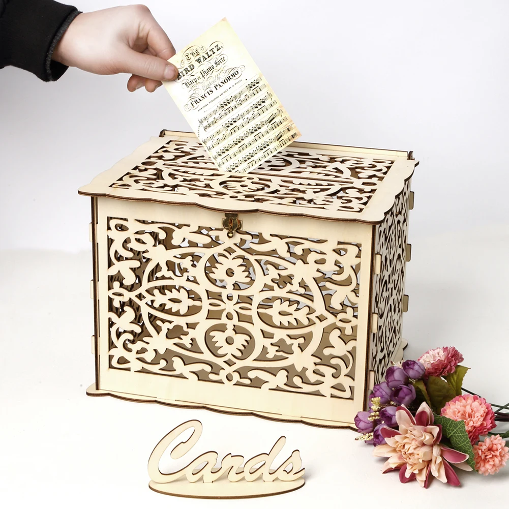 Scatola di carte di nozze in l - Wedding Card Box recensione e prezzo
