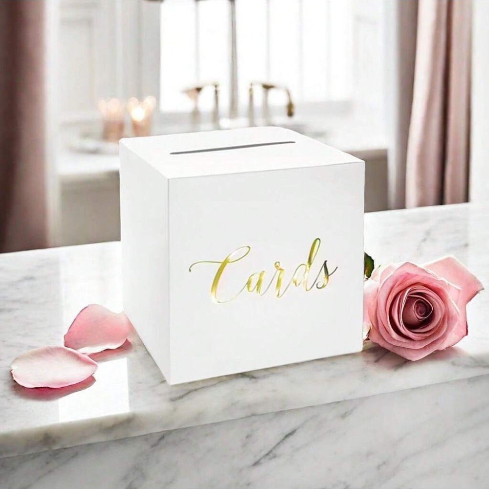 Scatola Portaoggetti Bianca e  - Wedding Card Box recensione e prezzo