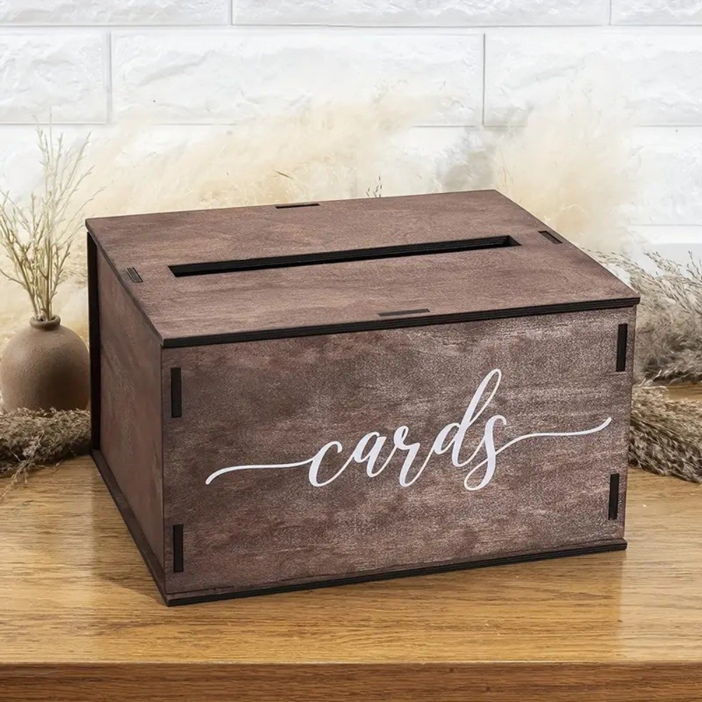 Nuova Scatola in Legno per Big - Wedding Card Box recensione e prezzo