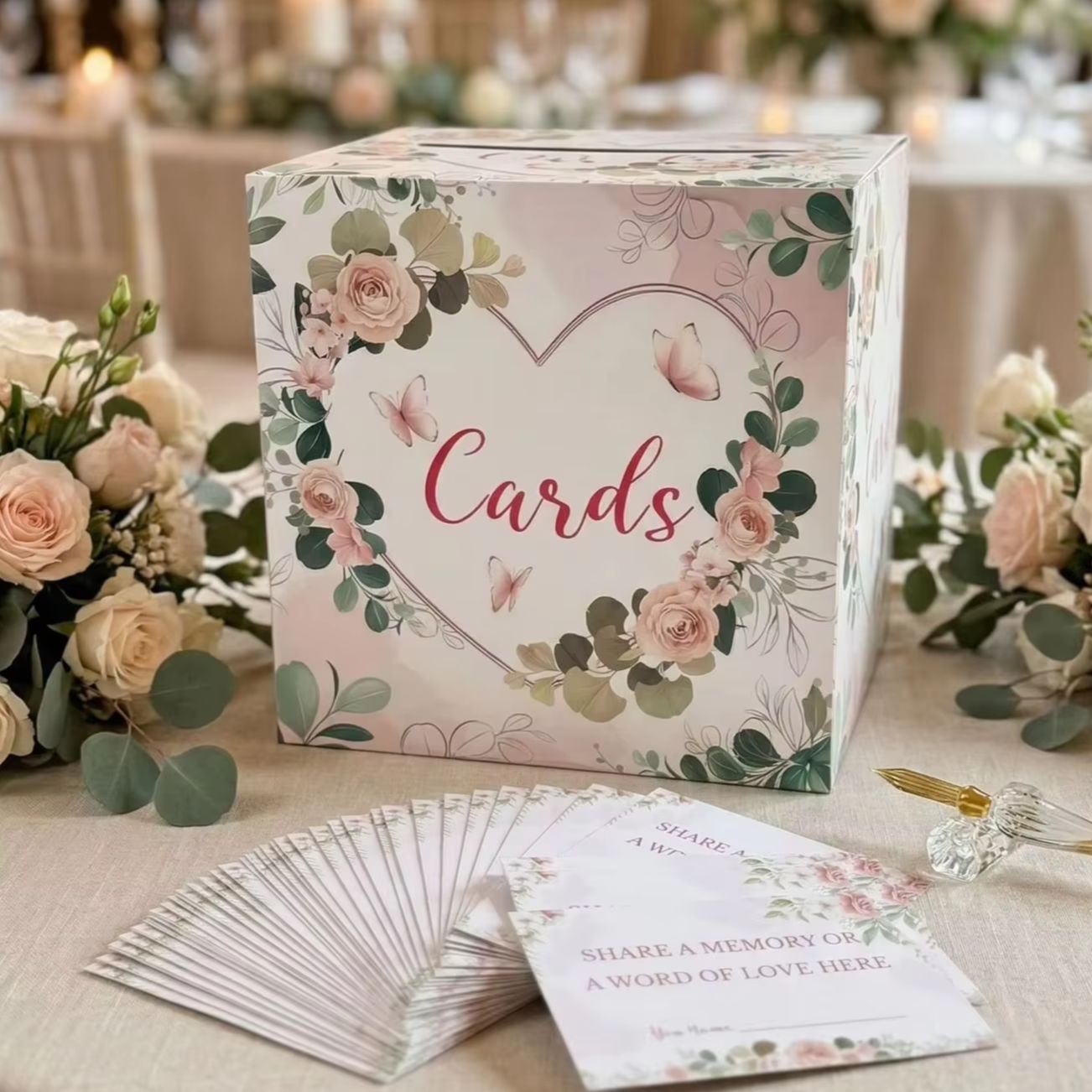 Scatola Portacarte Floreale Bi - Wedding Card Box recensione e prezzo