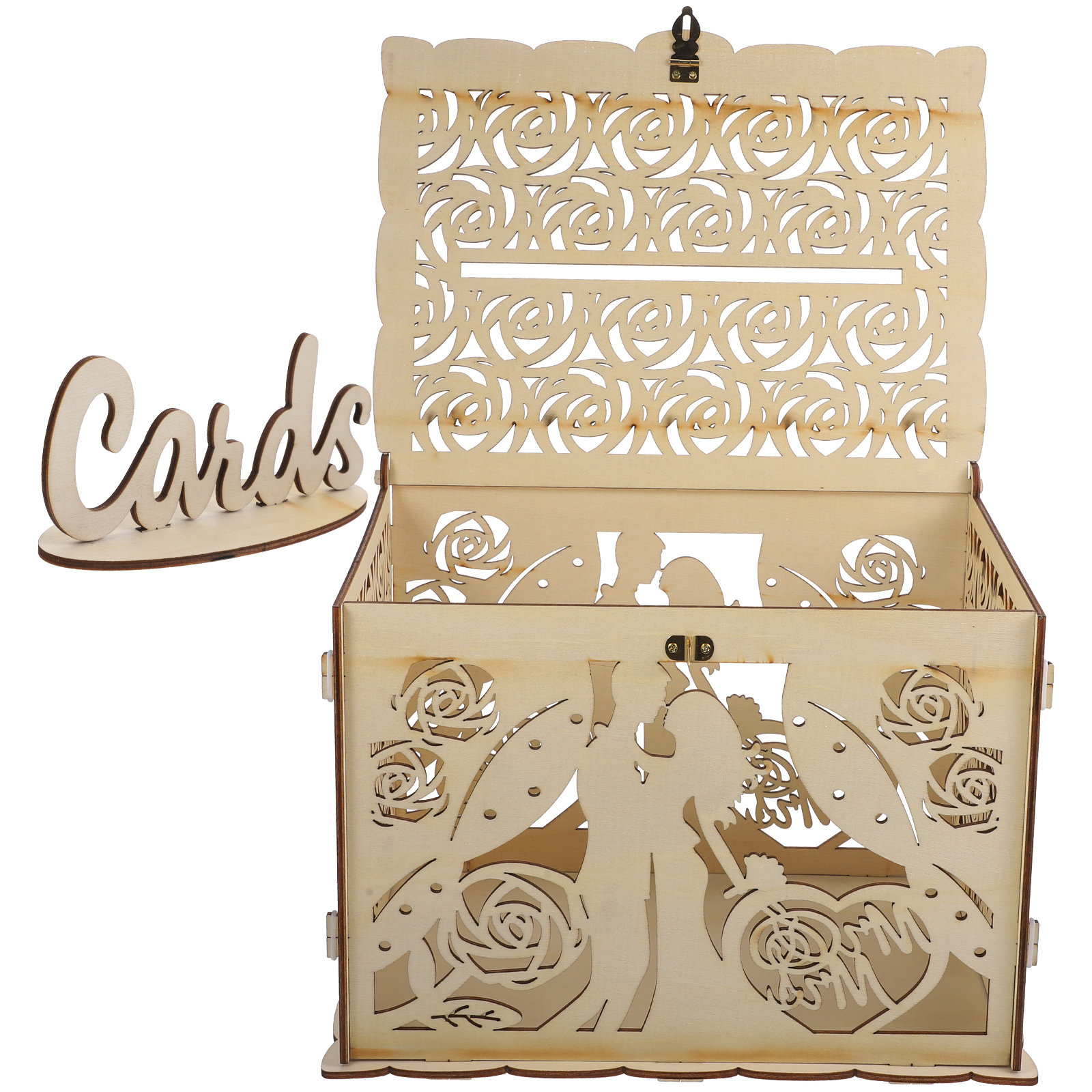 Scatola in Legno Rustica Trafo - Wedding Card Box recensione e prezzo