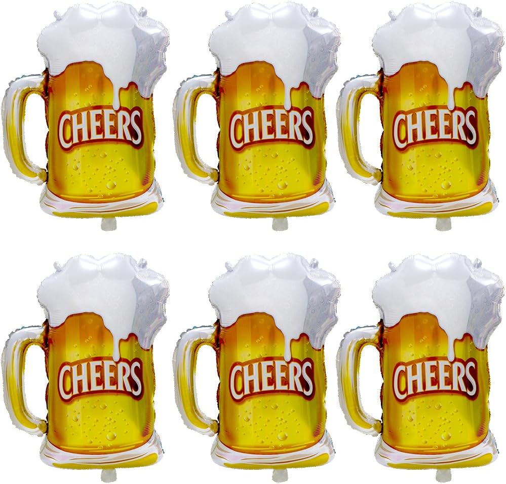 6 pezzi Cheers Beer Mug Pallon - Wedding Alcohol Supply recensione e prezzo