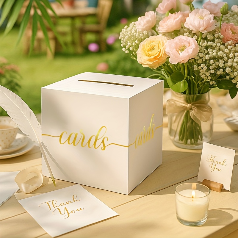 Biglietto di nozze bianco da 4 - Wedding Card Box recensione e prezzo