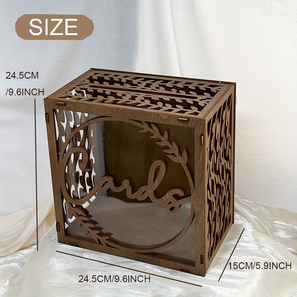 Scatola in Legno Marrone per B - Wedding Card Box recensione e prezzo