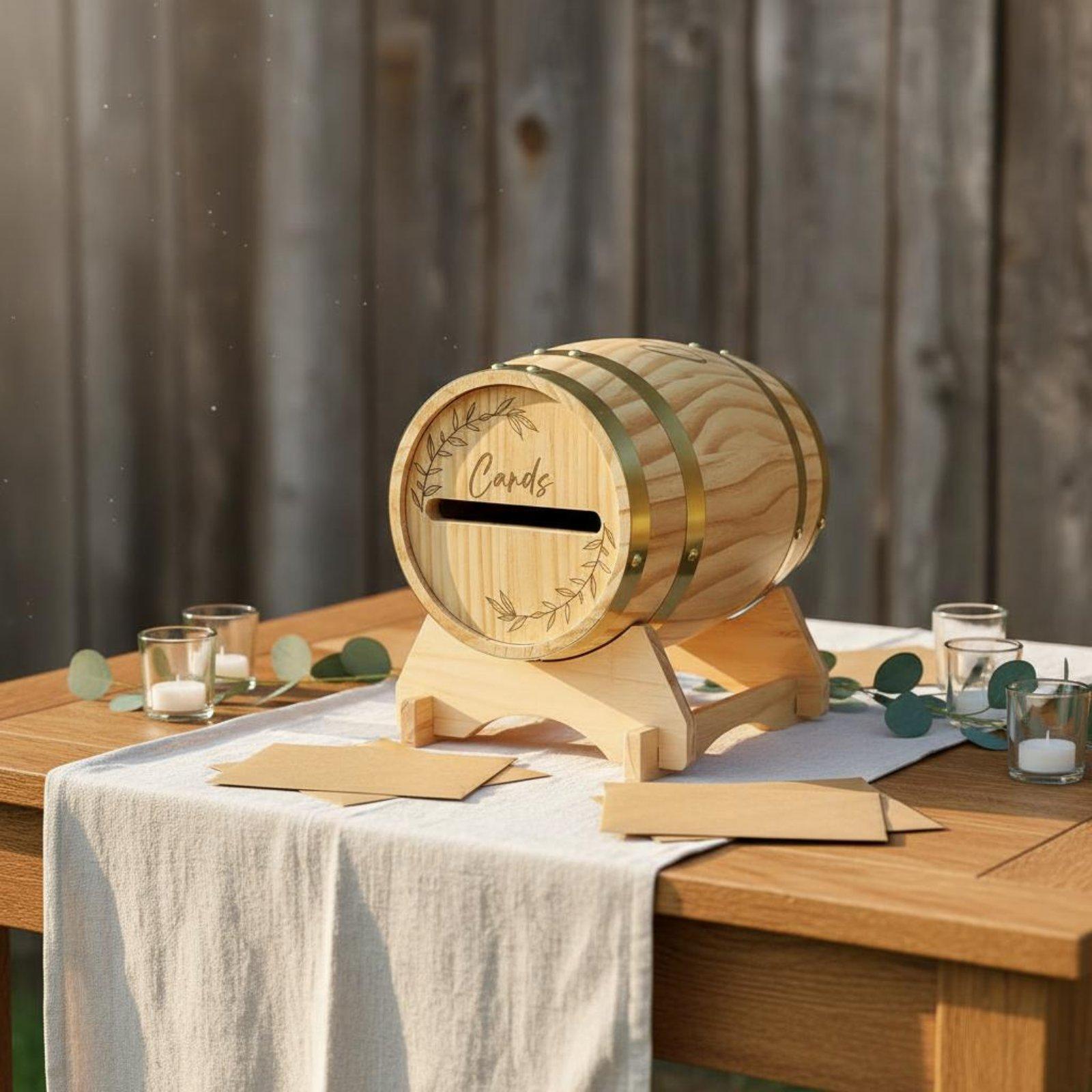 Scatola Rustica in Legno Masse - Wedding Card Box recensione e prezzo