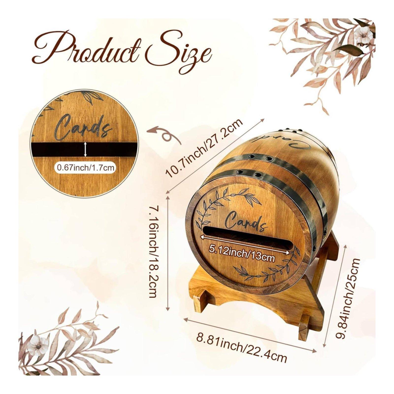Scatola Rustica in Legno Masse - Wedding Card Box recensione e prezzo